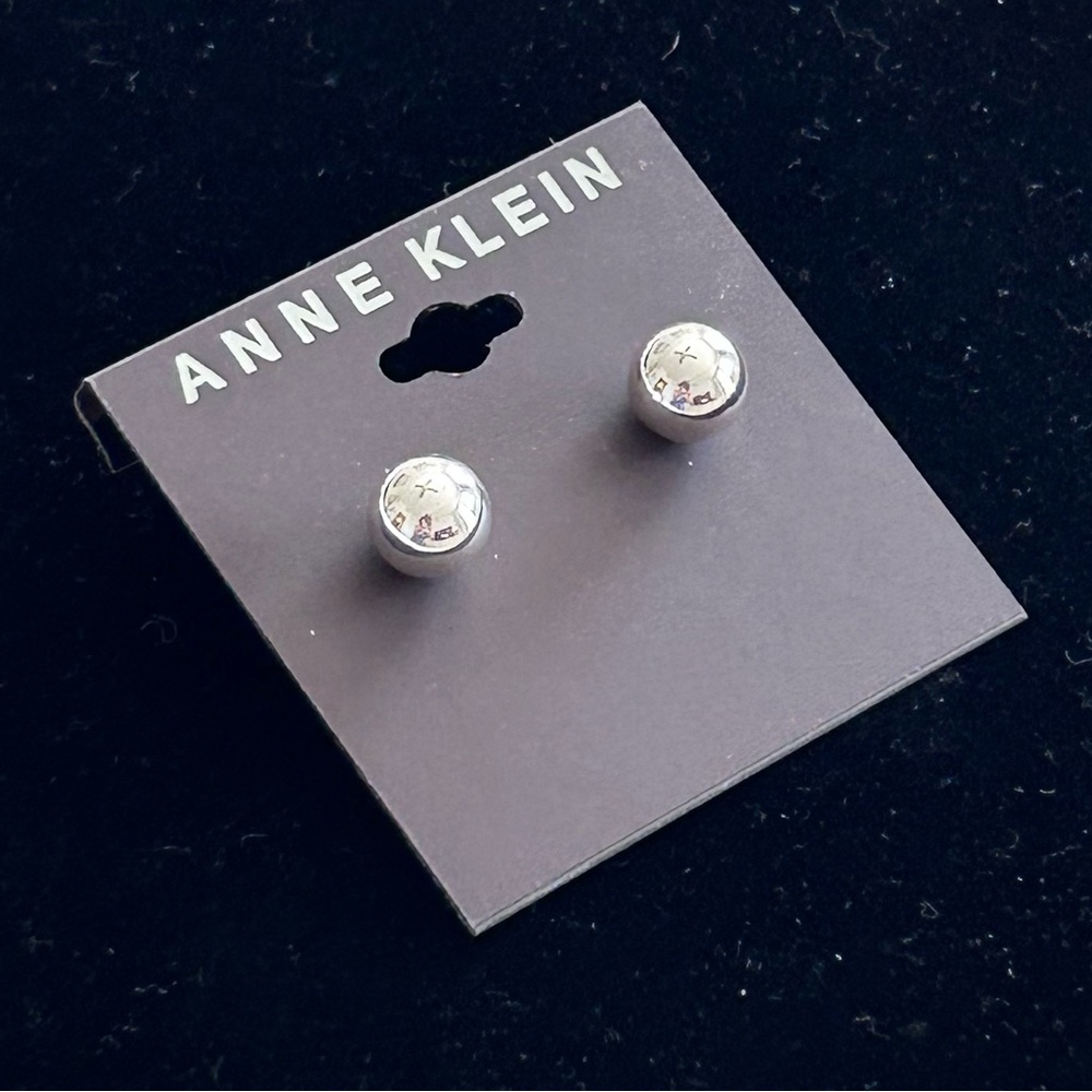 Anne Klein Silver Stud Earrings